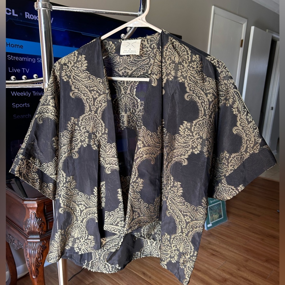 Pins and needles open front cardigan